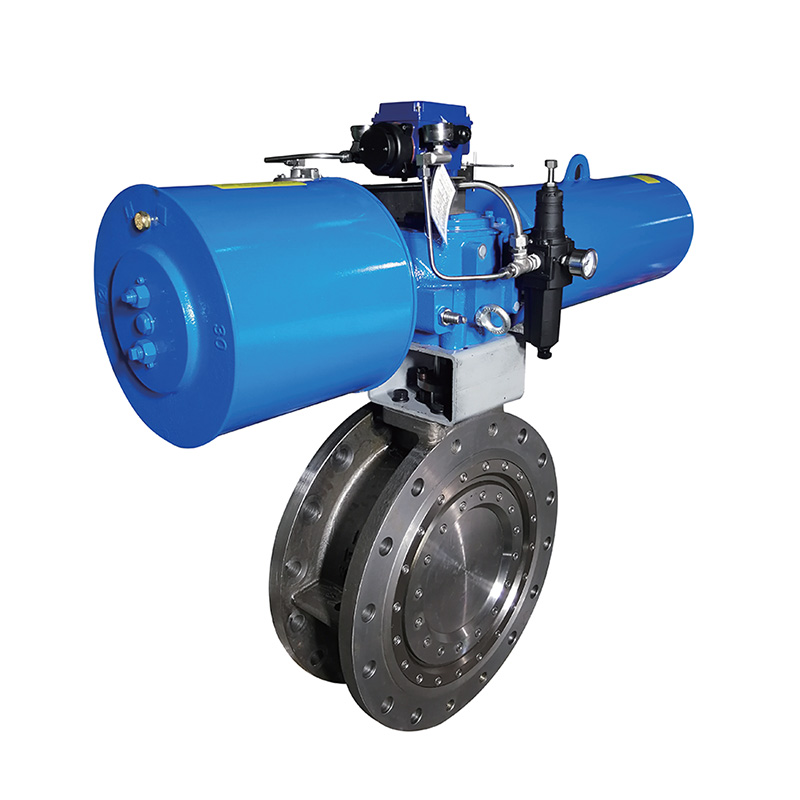 TDT1 series triple-eccentric multilevel hard sealing butterfly valve